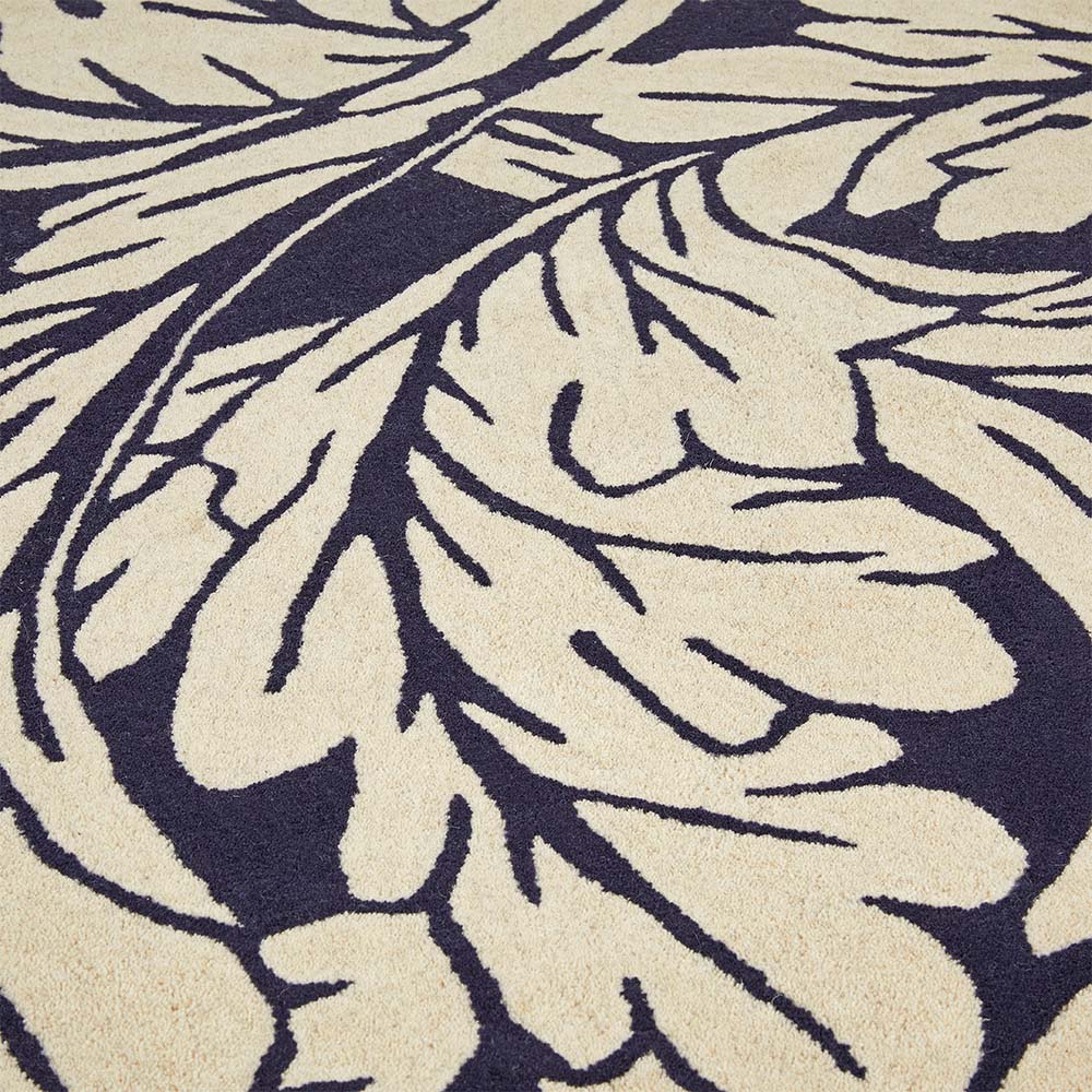 Heritage Floral 2 Rug Navy 3