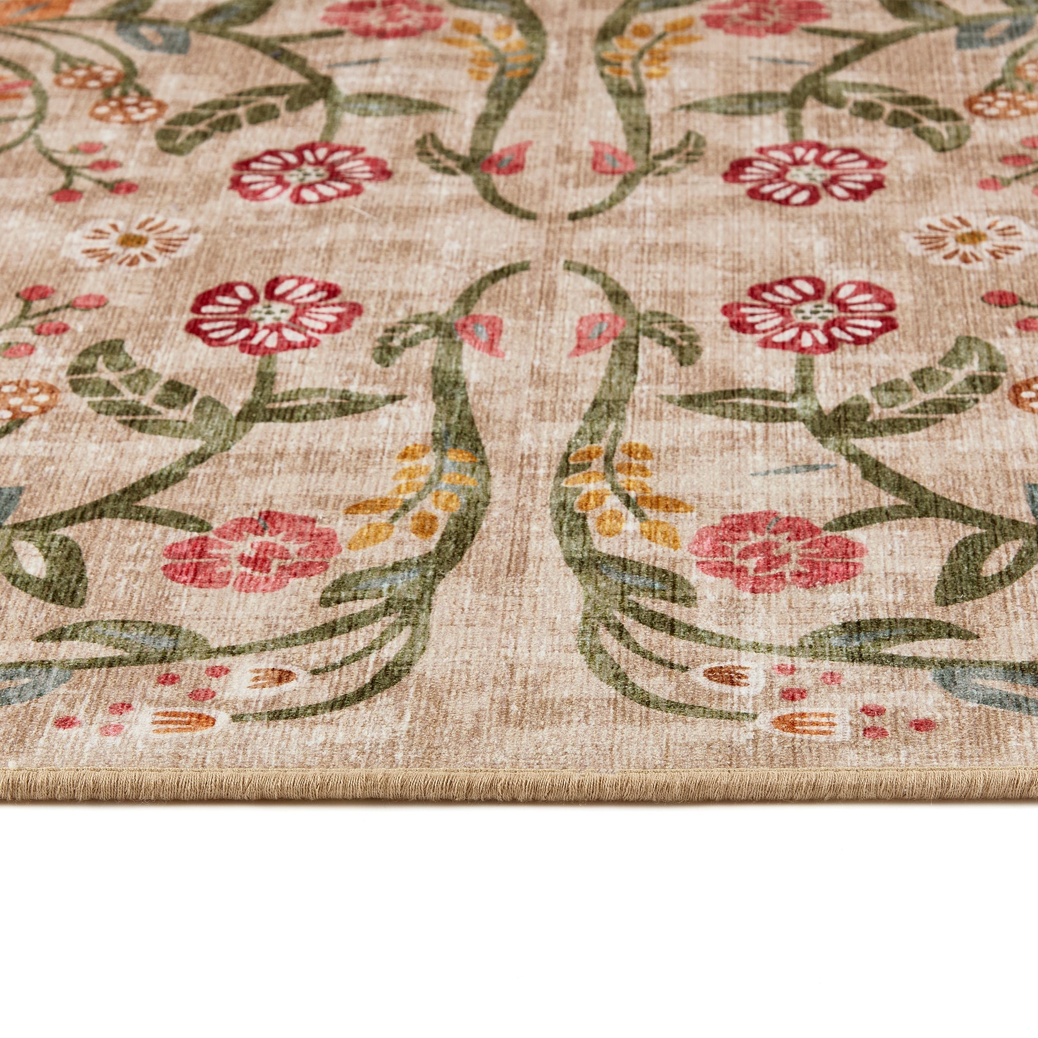 Hug Rug Heritage Garden Washable Rug Pattern
