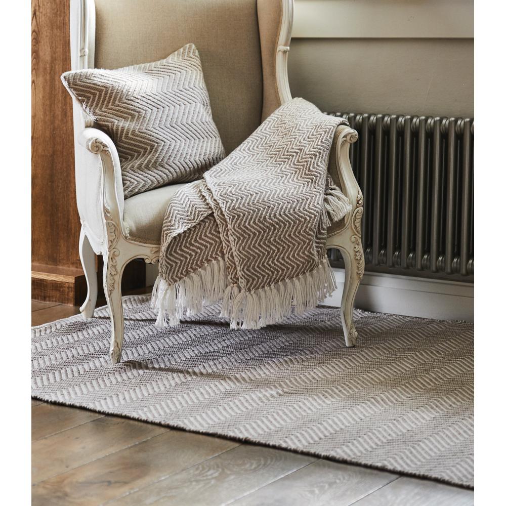Herringbone Cushion Natural 2