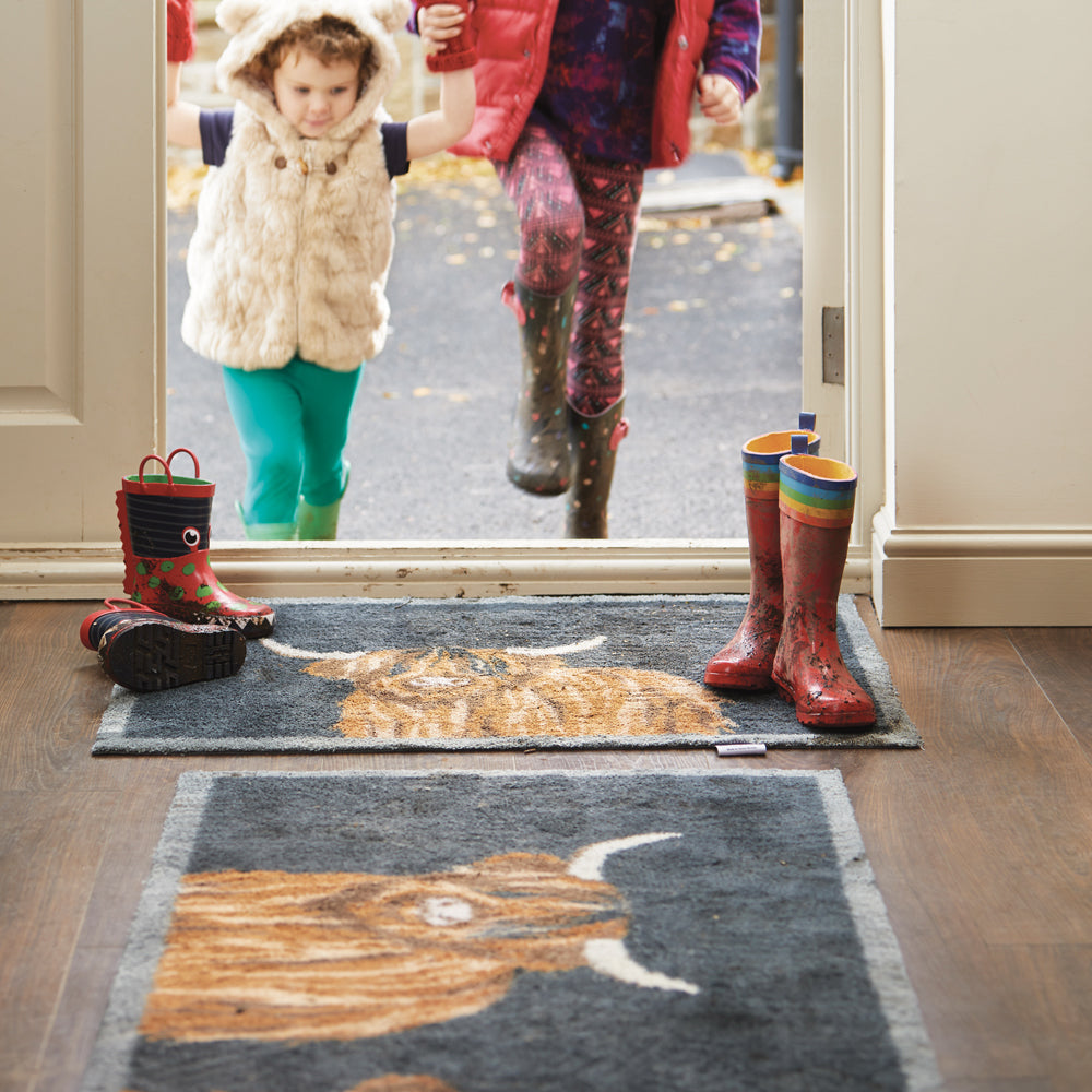 Highland Cow 1 Washable Doormat 3