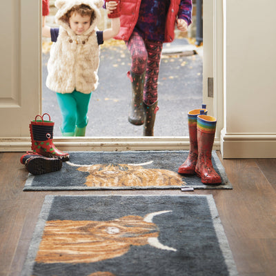 Highland Cow 1 Washable Doormat 3