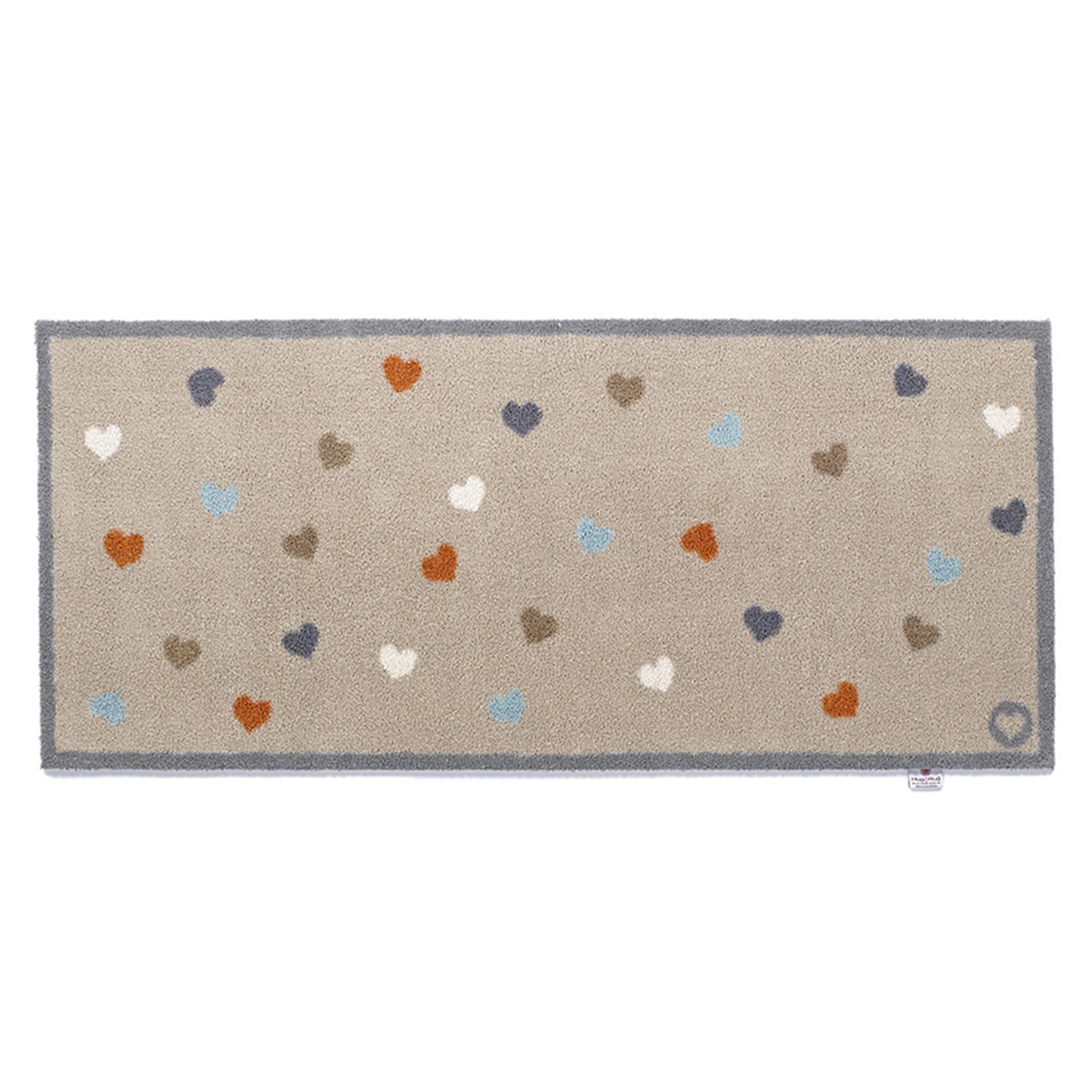 Home 34 Welcome Beige Washable Runner 7