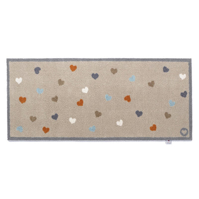 Home 34 Welcome Beige Washable Runner 7