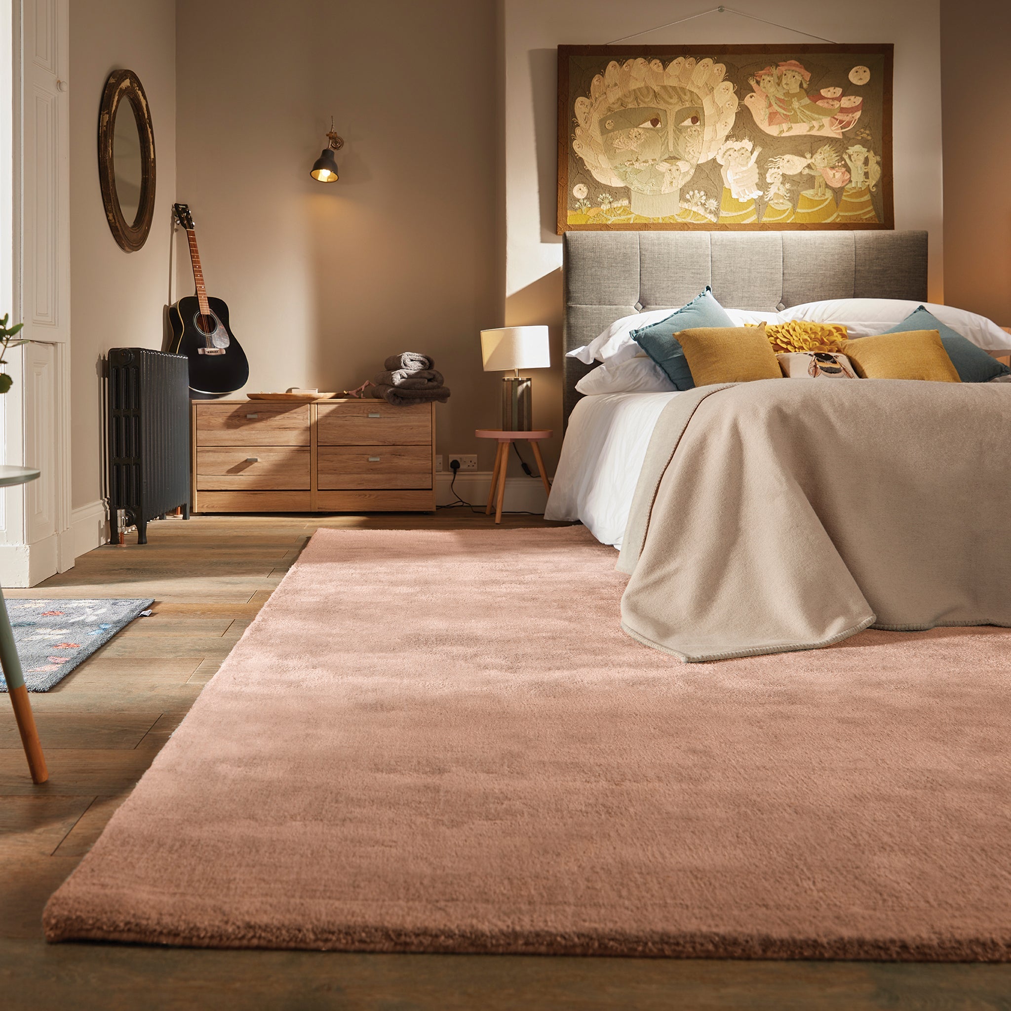 Hush Rug Coral Pink 2