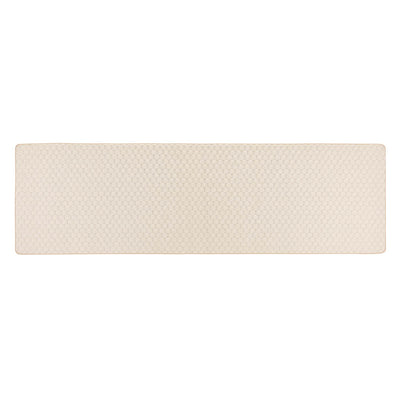Sculptured Washable Honeycomb Rug Ivory 6