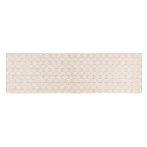 Sculptured Basketweave Rug Ivory 3