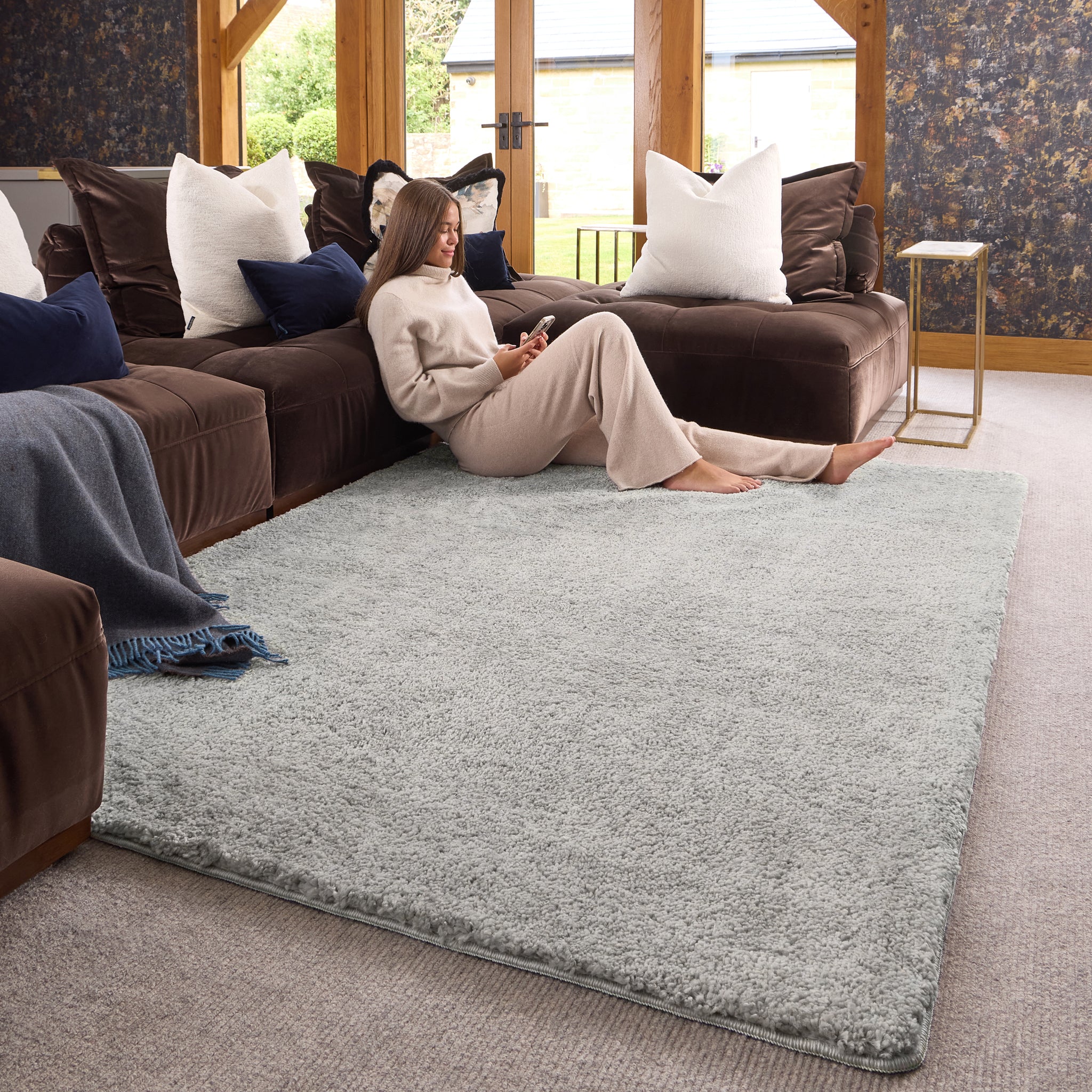My Lux Silver Rug 2