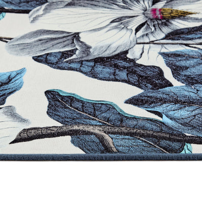 Hug Rug Magnolia Garden Washable Rug Texture Close Up