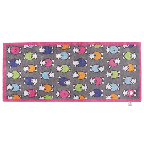 Marra Pink Herdy Washable Runner 5