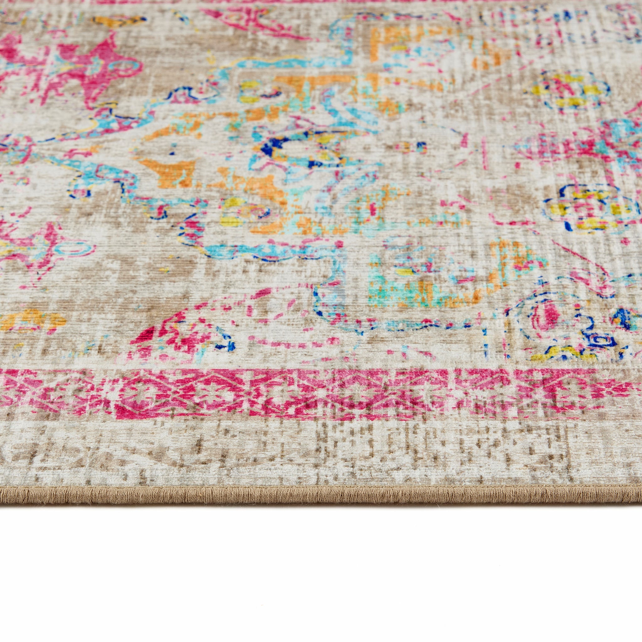 Hug Rug Neo Classical Washable Rug Texture Close Up