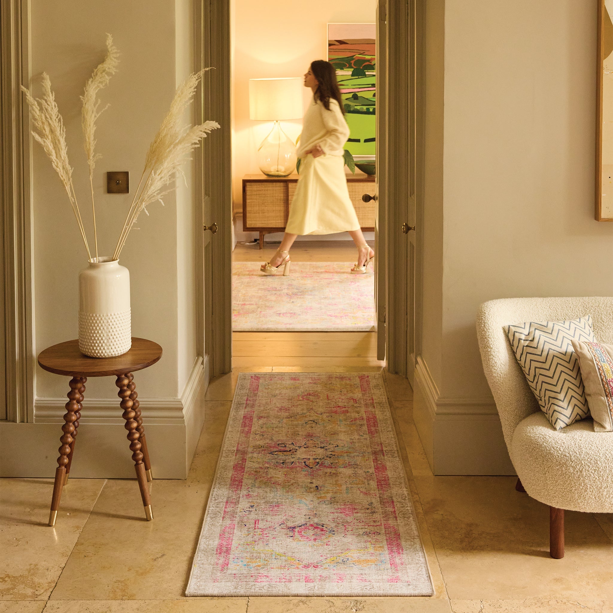 Neo Classical Eco-Washable Runner 4