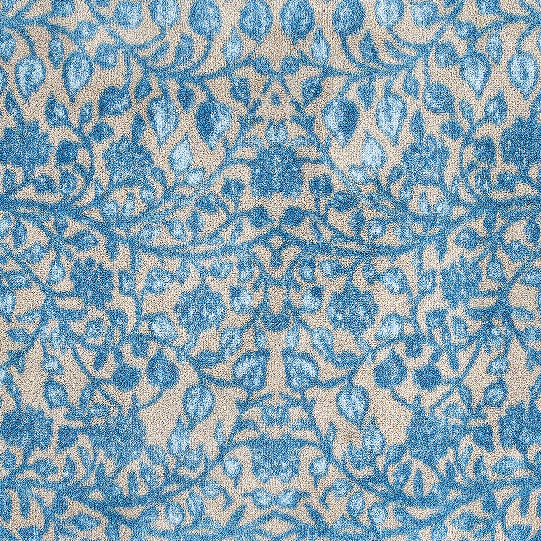 Nature 33 Blue Floral Doormat 4