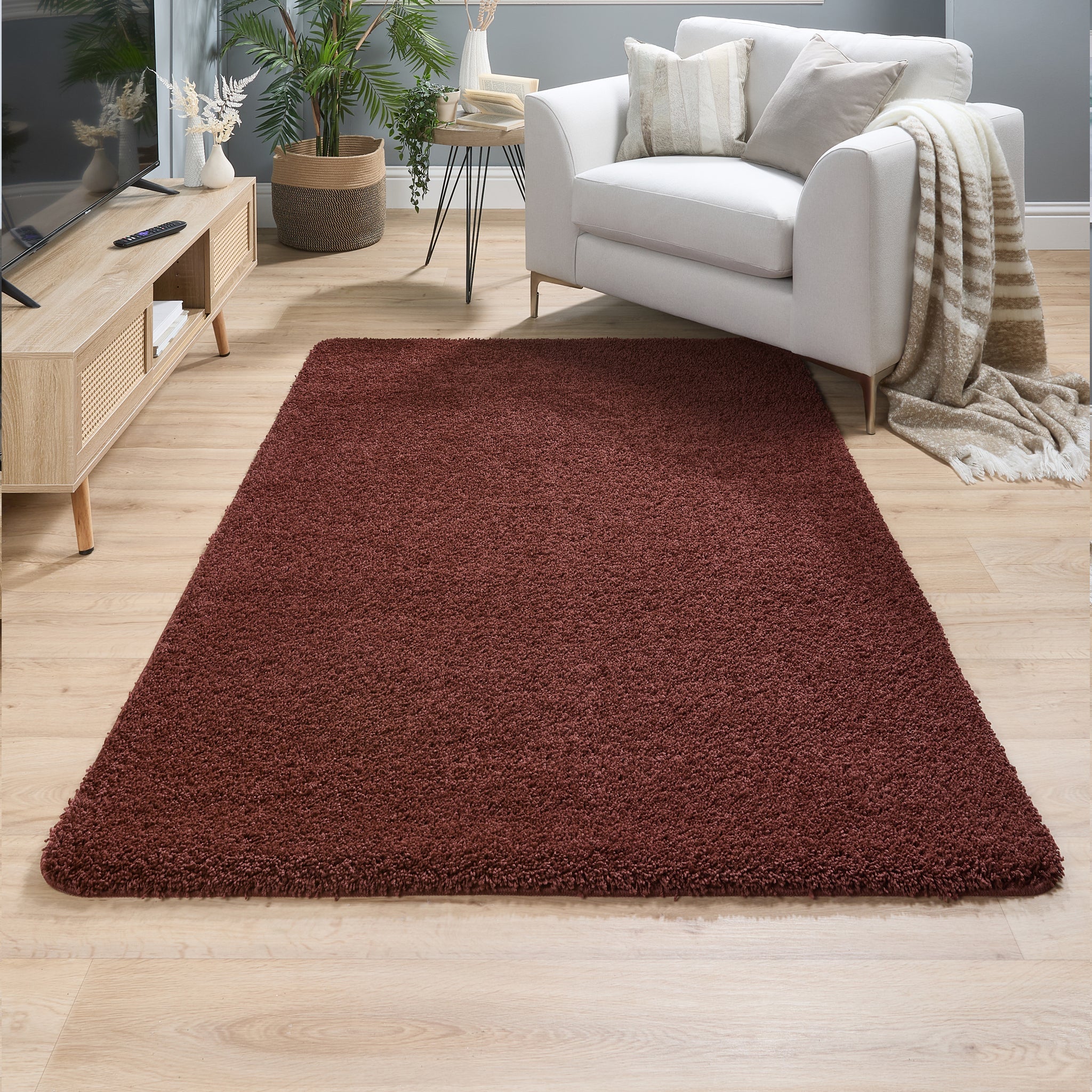 My Rug Washable in Ox Red 3