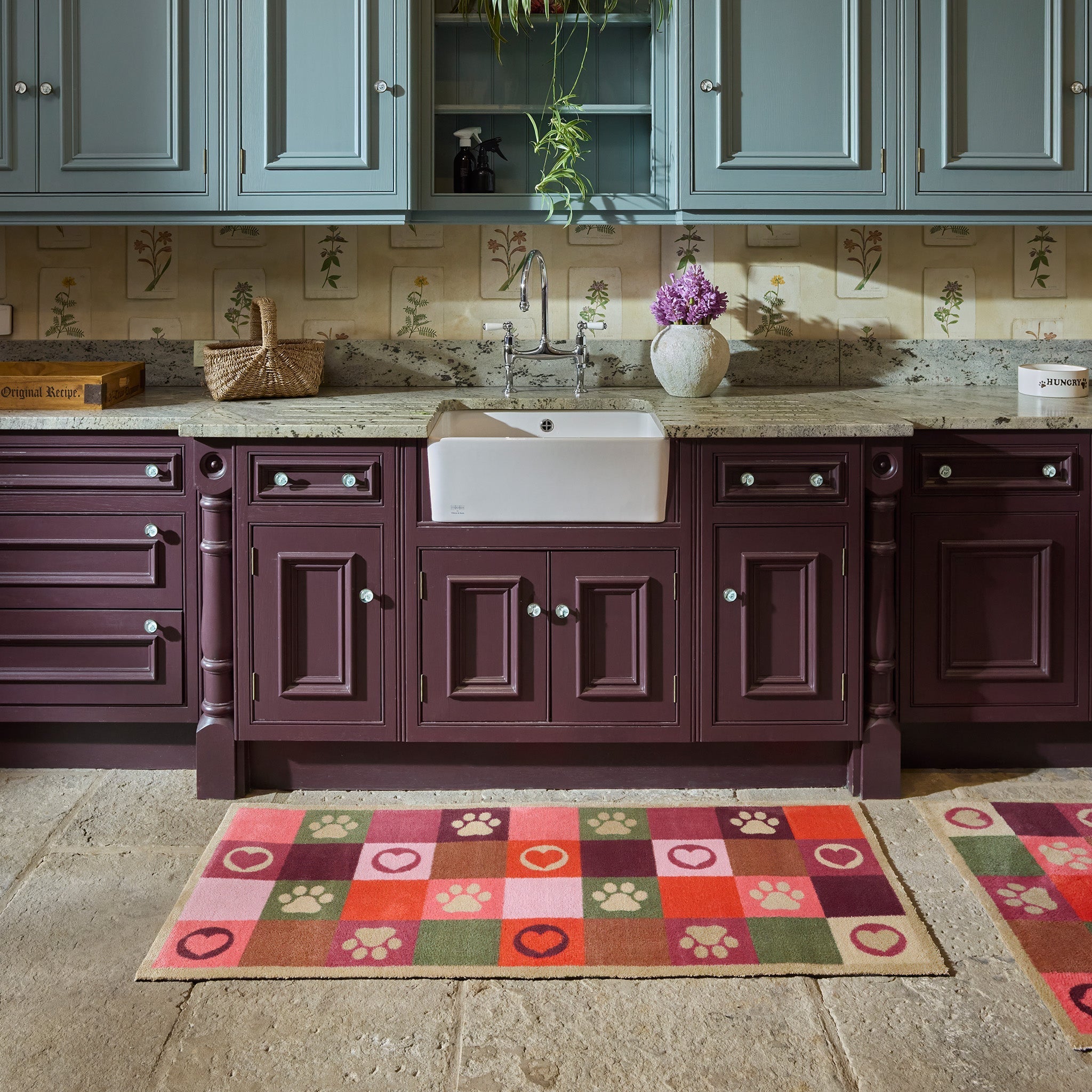Hug Rug Patchwork Paws Washable Kitchen Mats