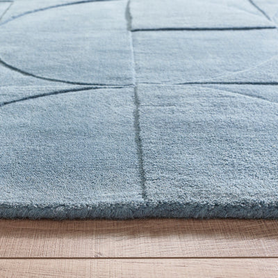 Penny Rug Steel Blue 4