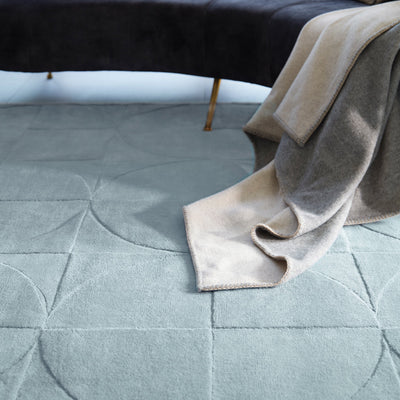 Penny Rug Steel Blue 5