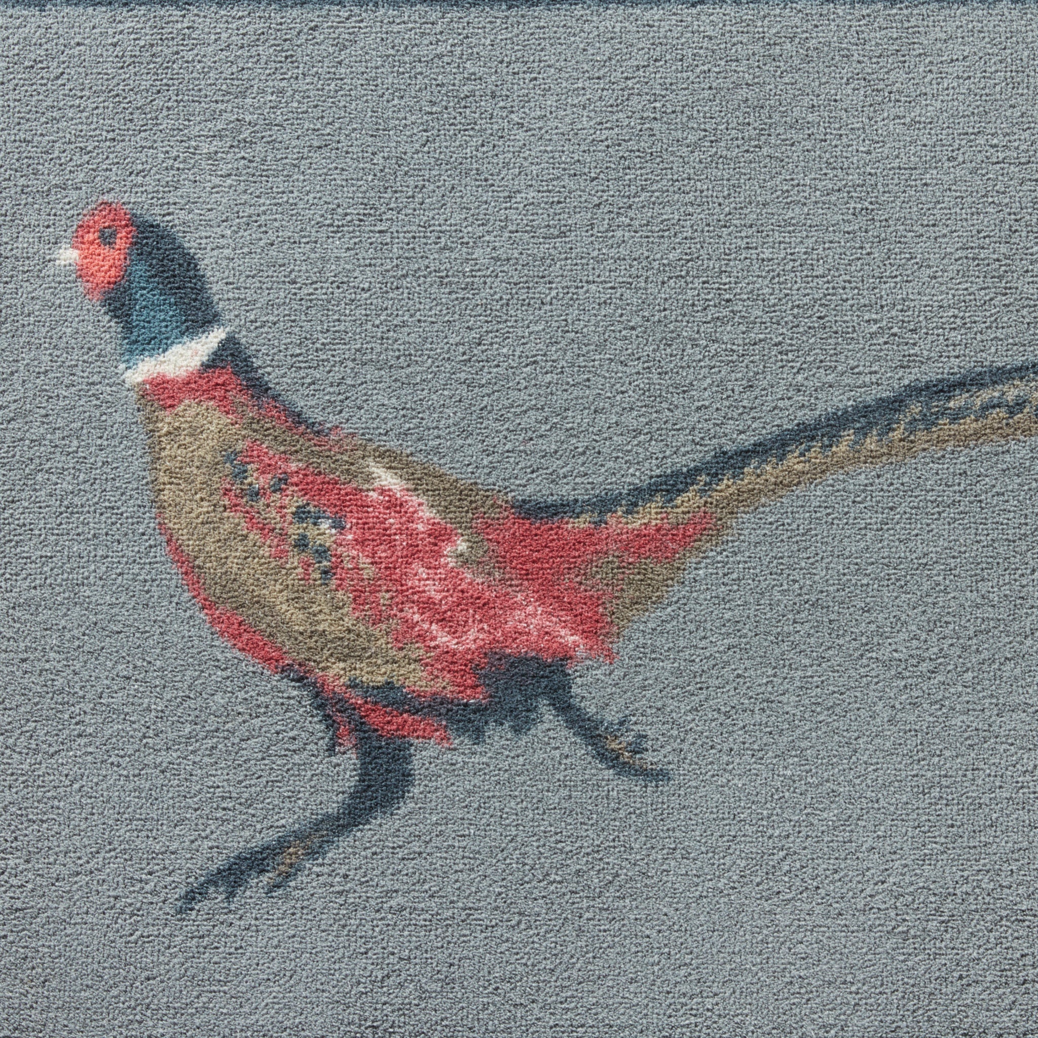 Pheasant 1 Grey Washable Doormat 5