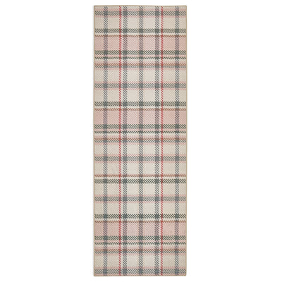 Isla Plaid Pink Eco-Washable Runner 6