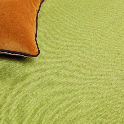 Plain Washable Rug Green 4