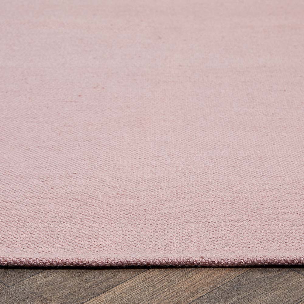 Plain Washable Rug Rose 3