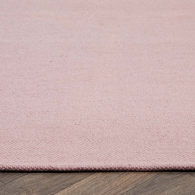 Plain Washable Rug Rose 3