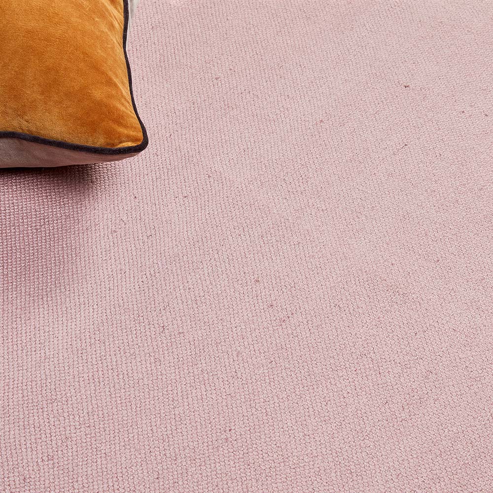 Plain Washable Rug Rose 4