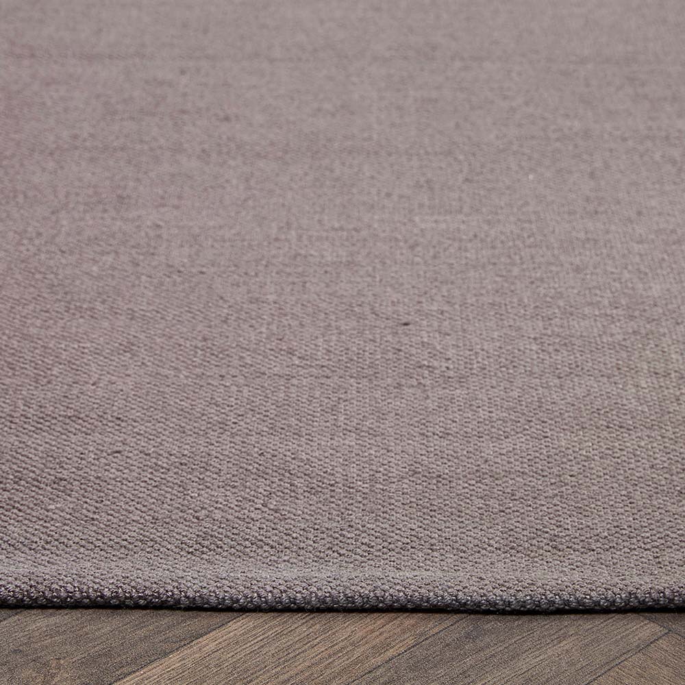 Plain Washable Rug Warm Grey 3