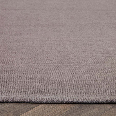 Plain Washable Rug Warm Grey 3