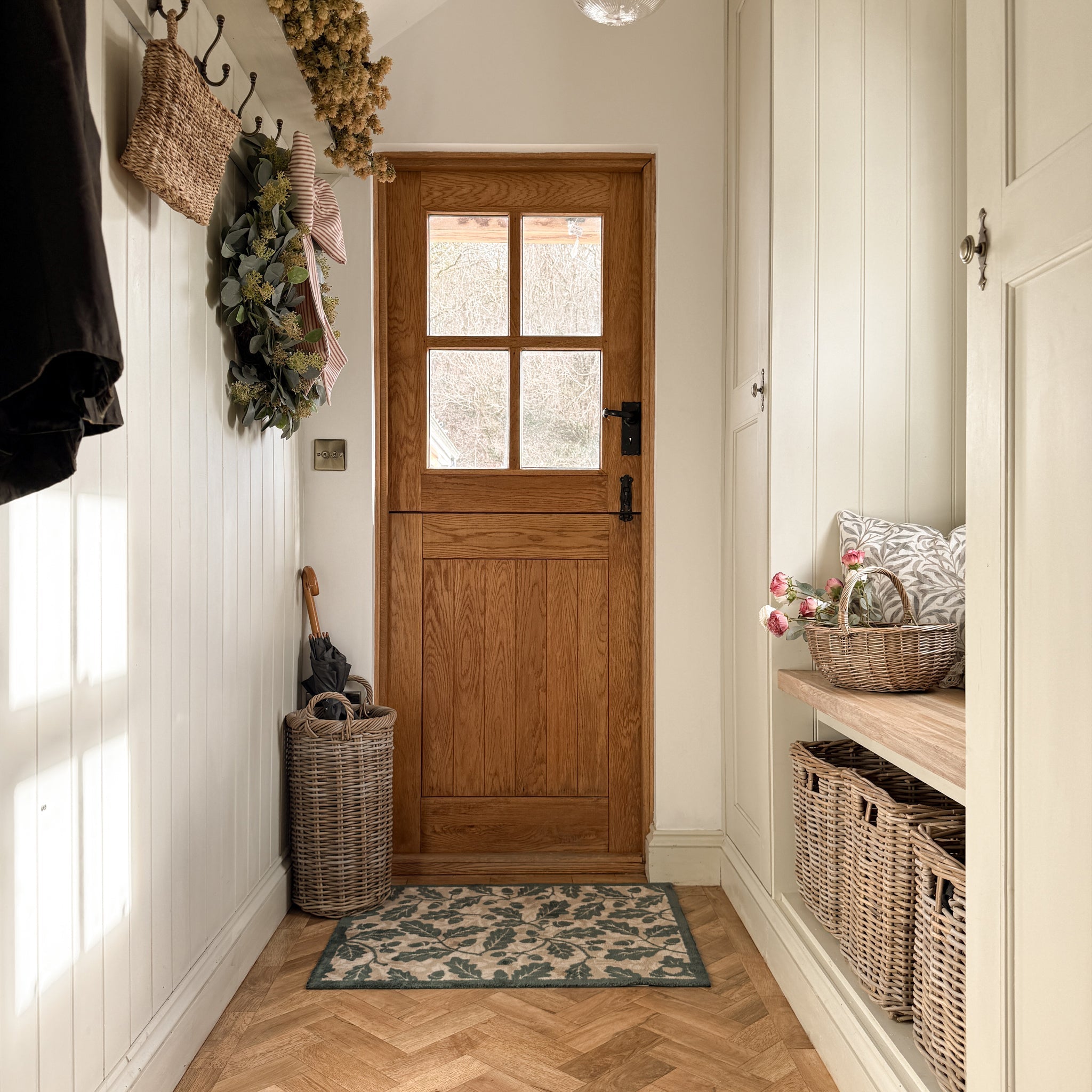 Royal Oak Beige & Green Doormat 2