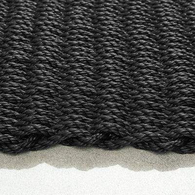 Outdoor Rope Mat Black 3