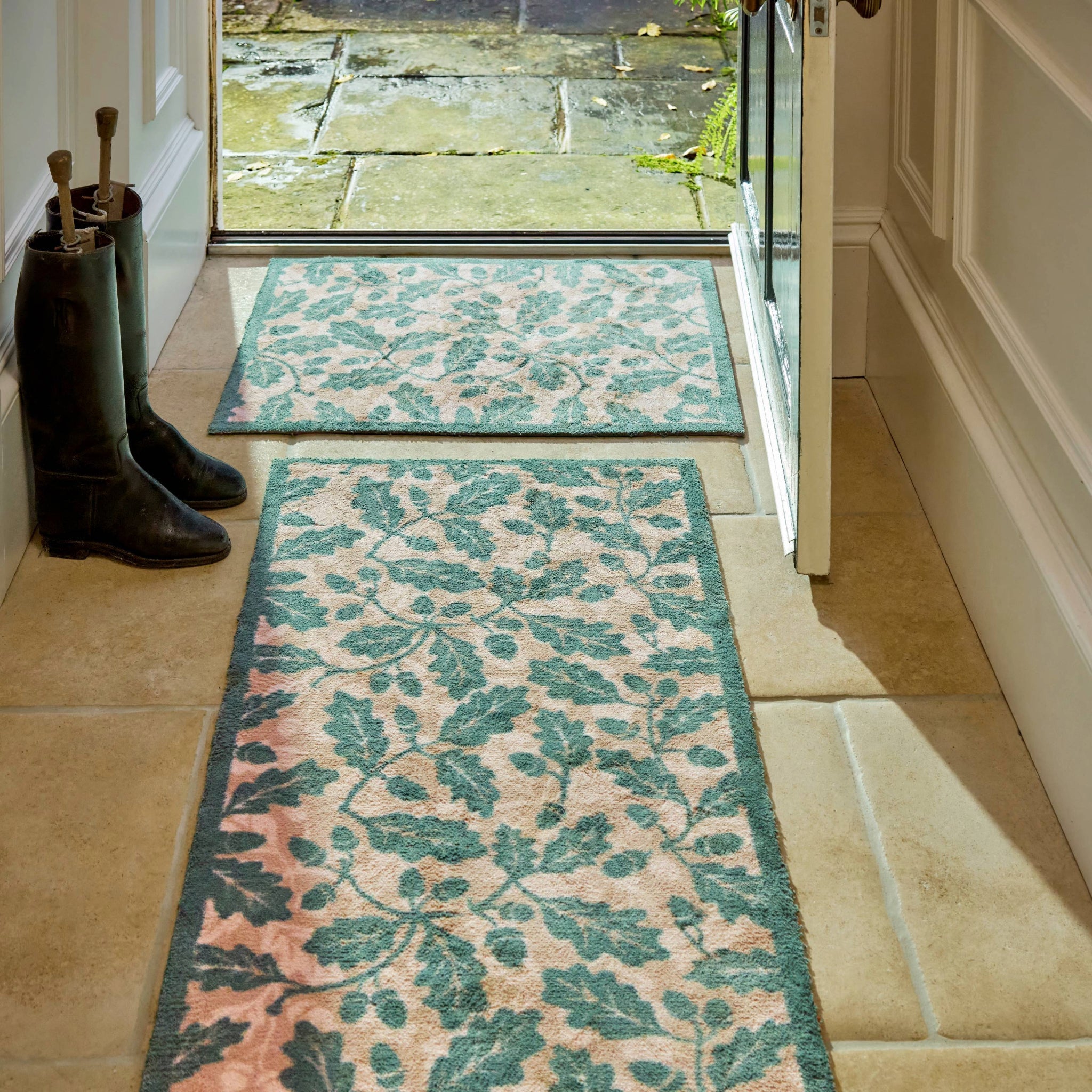 Royal Oak Beige & Green Doormat 5