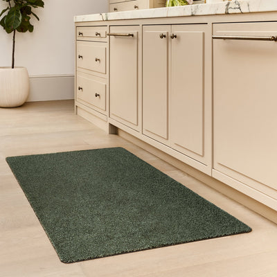 Plain Fleck - Sage Green Doormat 3