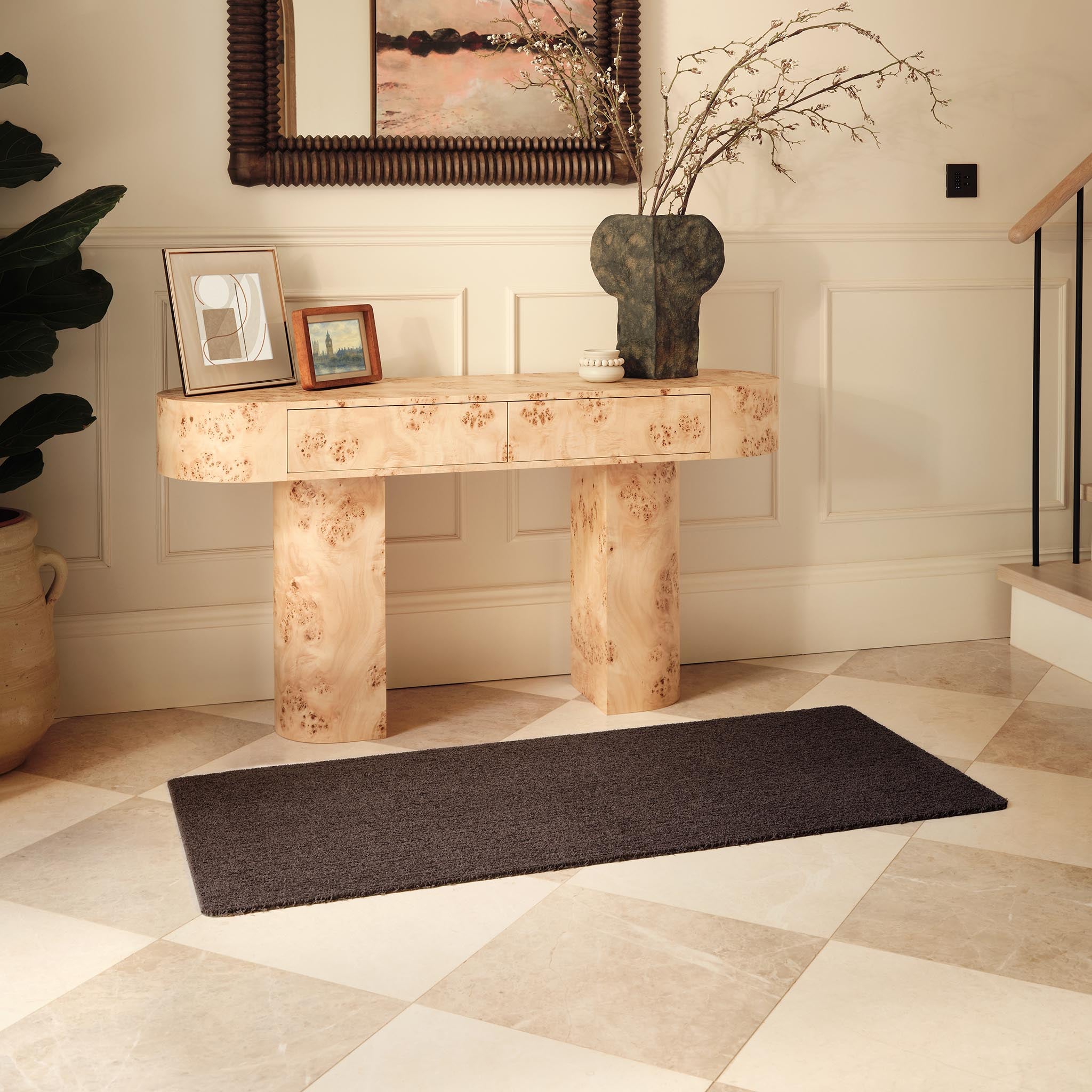 Sense - Clove Brown Washable Doormat