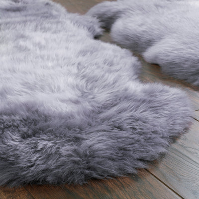 Genuine Sheepskin Rug Grey 6