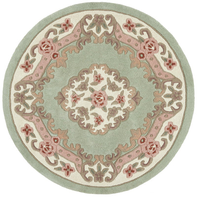 Shensi Aubusson Rug in Green 2