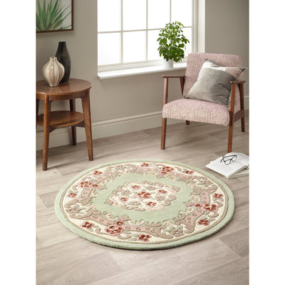 Shensi Aubusson Rug in Green 7