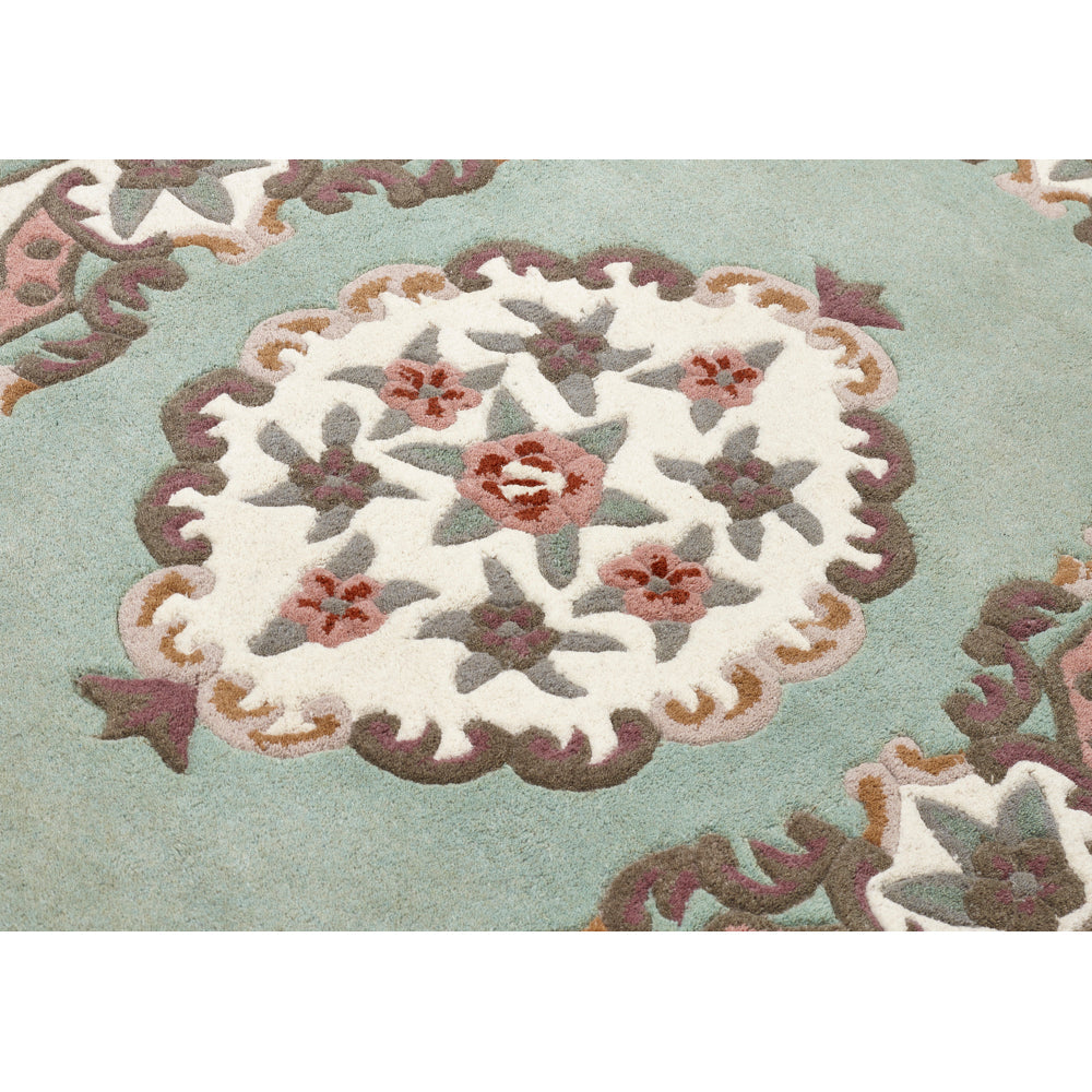 Shensi Aubusson Rug in Green 5