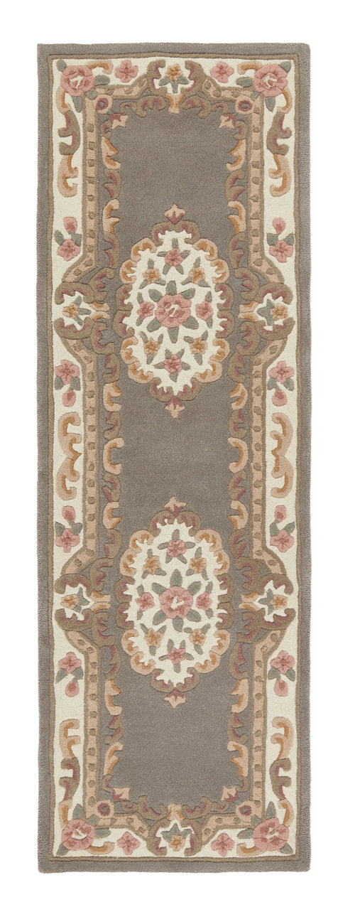 Shensi Aubusson Rug in Grey