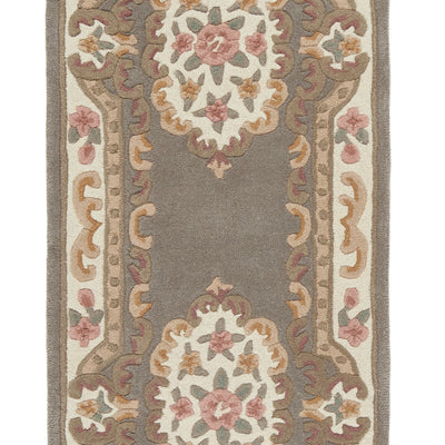 Shensi Aubusson Rug in Grey