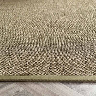 Sisal Rug Green with Sage Green Border 5