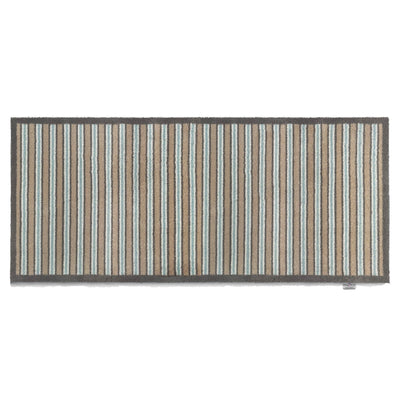 Stripe 83 Beige Blue Washable Runner 4