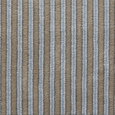 Stripe 83 Beige Blue Washable Doormat 3