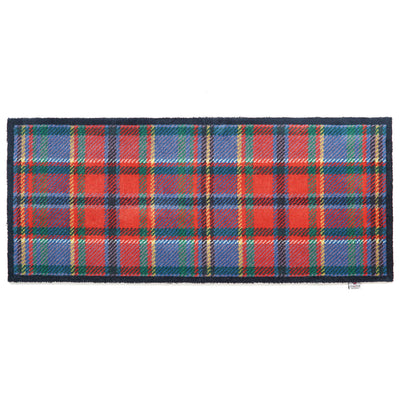 Tartan - Red/Blue Washable Runner 8