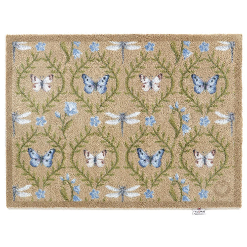 Wild Meadow Beige Green Doormat