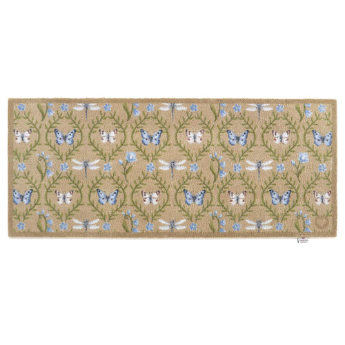 Wild Meadow Beige Green Doormat
