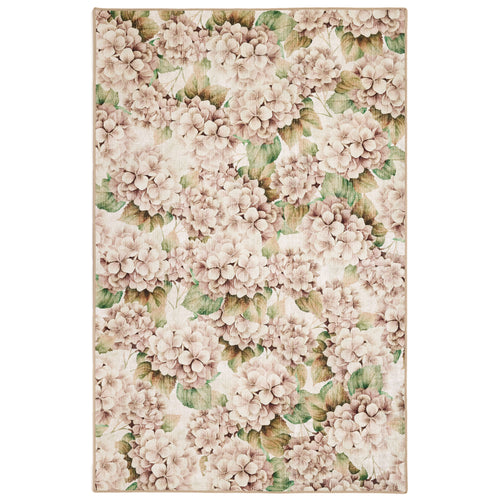 Wild Hydrangea Eco-Washable Rug