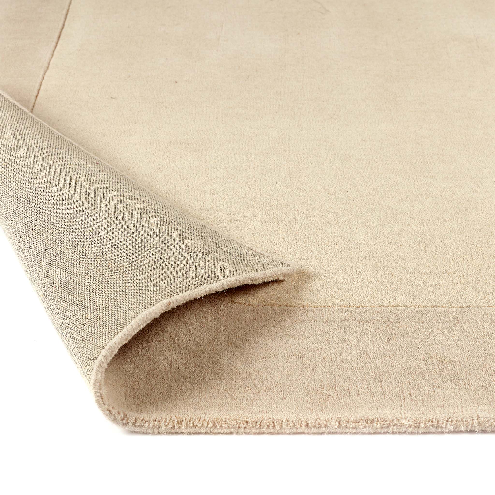 Borders Wool Rug Natural 8