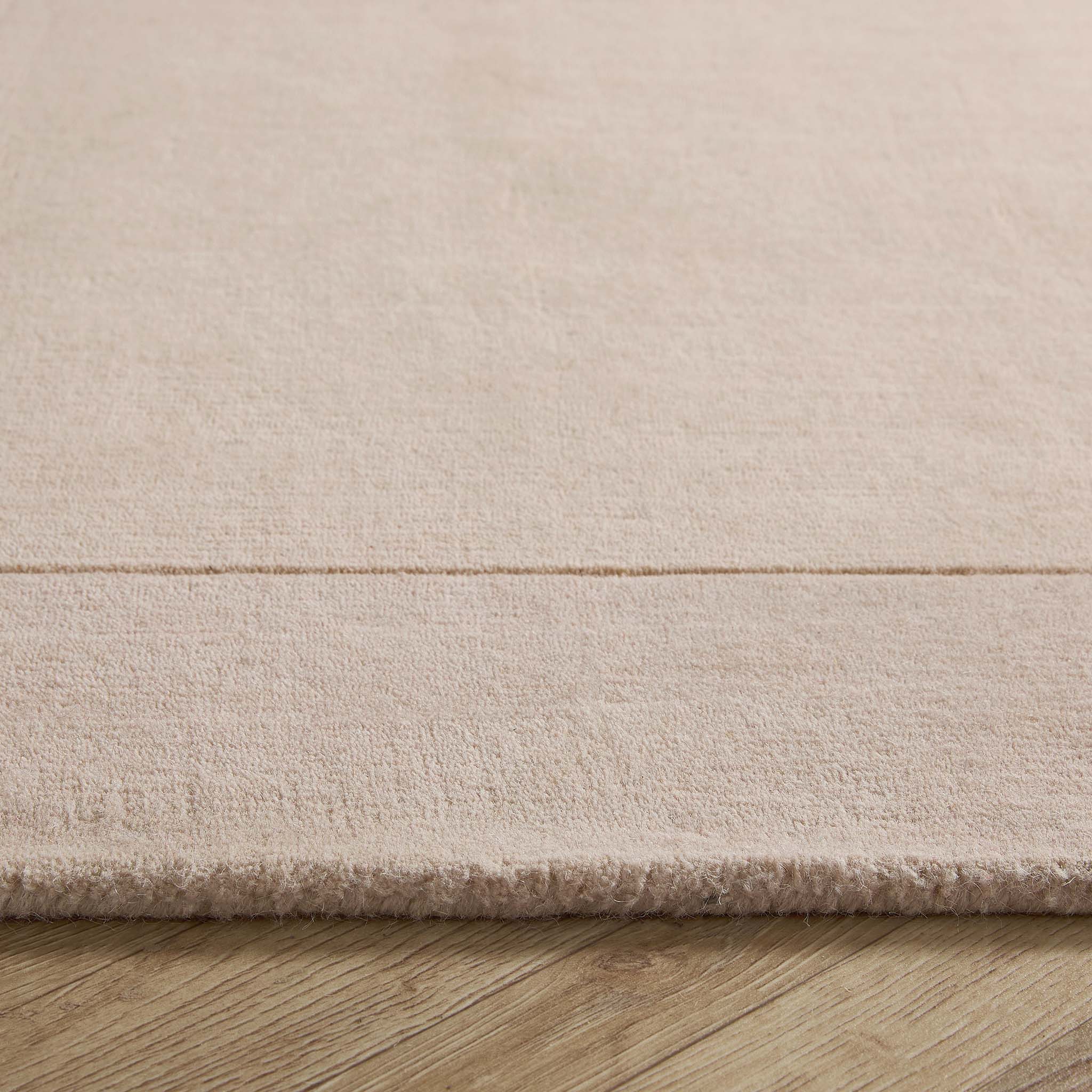 Borders Wool Rug Natural 7
