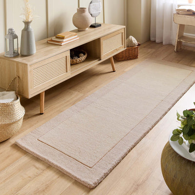 Borders Wool Runner Natural 4