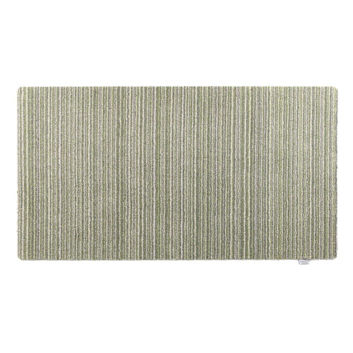 Candy Green Striped Washable Doormat